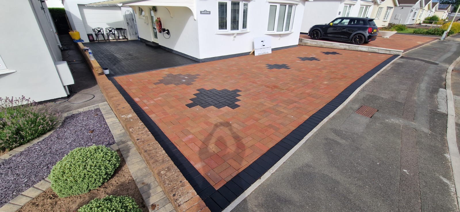 Block paving driveway completed by Zella Construction